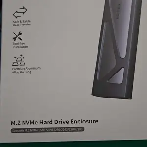 UGREEN SSD Enclosure, Tool-Free USB C External, 10Gbps M.2 NVMe to USB Adapter/Reader Supports M and B&M Keys and Size 2230/2242 /2260/2280 SSDs- TikTokShopBlackFriday ,TikTokShopHolidayHaul