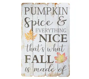 Northlight Pumpkin Spice Fall Wooden Wall Sign 23.5" Northlight Pumpkin Spice Fall Wooden Wall Sign 23.5"