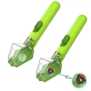 Bug Catcher for Kids, Insect Trap Kit with 6X Magnifier Glass - STEM Educational Exploration Tool for Indoor and Outdoor,Christmas Birthday Gift Toys for Adults, Boys, and Girls(Green 2PCS)