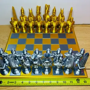 Ancient Egypt Theme Chest Set Large Board 15 x 15 with Weighted Game Pieces for Strategic Play