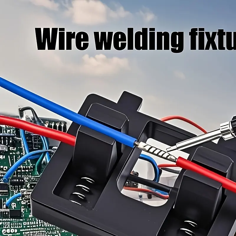 Adjustable Spring Quick Clamp Portable Wire Welding Fixture Soldering Iron Holder for Electrical Work DIY Craft Repair