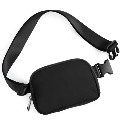 ODODOS Unisex Lightweight Compact Water-Resistant Mini Belt Bag with Adjustable Strap - Durable Fabric for Phone Storage, Sports Use & Daily Convenience - Fits Wallet, Keys, Passport