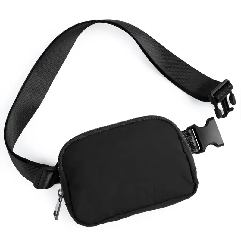ODODOS Unisex Lightweight Compact Water-Resistant Mini Belt Bag with Adjustable Strap - Durable Fabric for Phone Storage, Sports Use & Daily Convenience - Fits Wallet, Keys, Passport