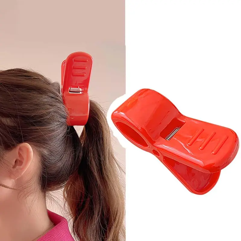 Women's Simple Style Plain Color Novelty Hair Claw, Casual And Versatile Hair Claw, Fashion Hair Accessories For Daily Use Updo Hair Clip, Claw Hair Clips