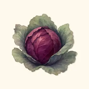 Vego Garden Organic Red Acre Cabbage Seeds