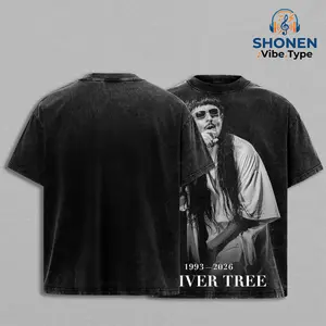 Vintage Oliver Trees Memorial Washed Shirt, RIP Oliver Trees Tribute Washed Tee, Oliver Trees 1993 - 2026 Graphic T Shirt, Alternative Music Fan Shirt, Black Music Washed Tee for Fans