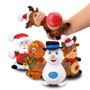 212 MAIN Shawshank LEDz 6061140 Christmas Tummy Squeezables - Unique Festive Decorations (Gingerbread Man, Santa Claus, Reindeer, Snowman Designs), Vibrant Home & Party Supply, Cute Gift