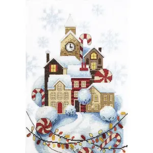 BT-257C Counted cross stitch kit Crystal Art "Gingerbread house"