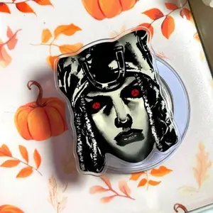 Funny Steel Ball Run Meme Acrylic Magnetic Phone Grip, Japan Anime Johnny Magsafe Phone Holder Adjustable, Durable Pop Socket Phone Accessories