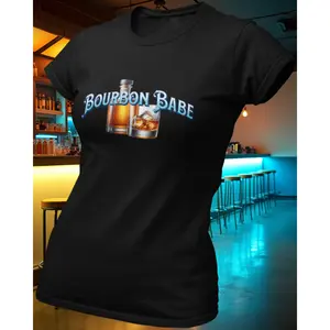 Bourbon Babe Bottle T-Shirt Cotton Menswear