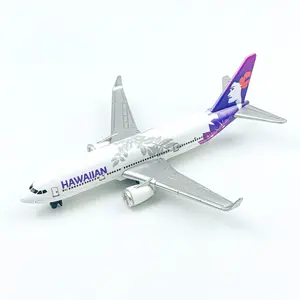 Hawaiian Airlines Airplane Model, Die-Cast Metal Collectible Plane Toy with Attention to Detail, Collectors and Durability, Perfect Gift for Aviation Enthusiasts & Holiday Present