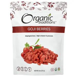 Organic Traditions Goji Berries, 8 oz (227 g)