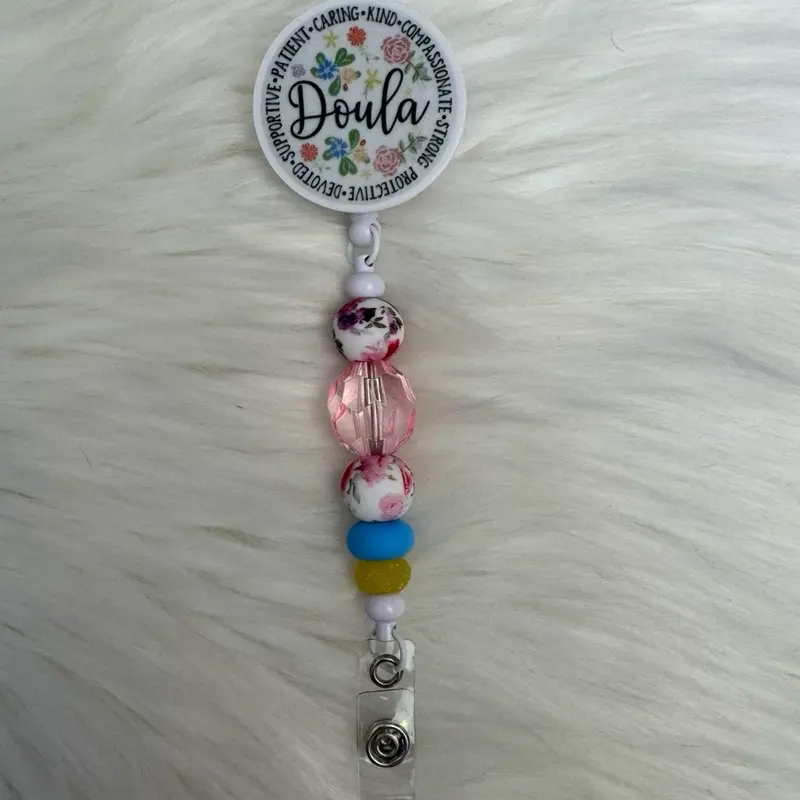 Doula badge reel