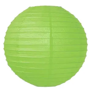 14 In. Lime Green Paper Lantern