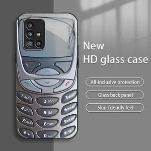 Suitable for [Galaxy A51 5g] Funny and interesting mobile phone glass electroplating mobile phone case, exquisite and gorgeous 995