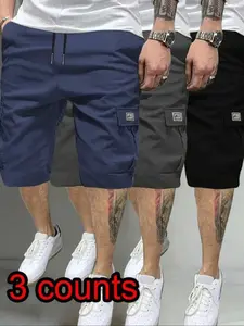 Men's Casual Lightweight cargo shorts, Loose Sporty Bermuda Pants, Outdoor Wear, Comfortable Fashion Summer Bottoms