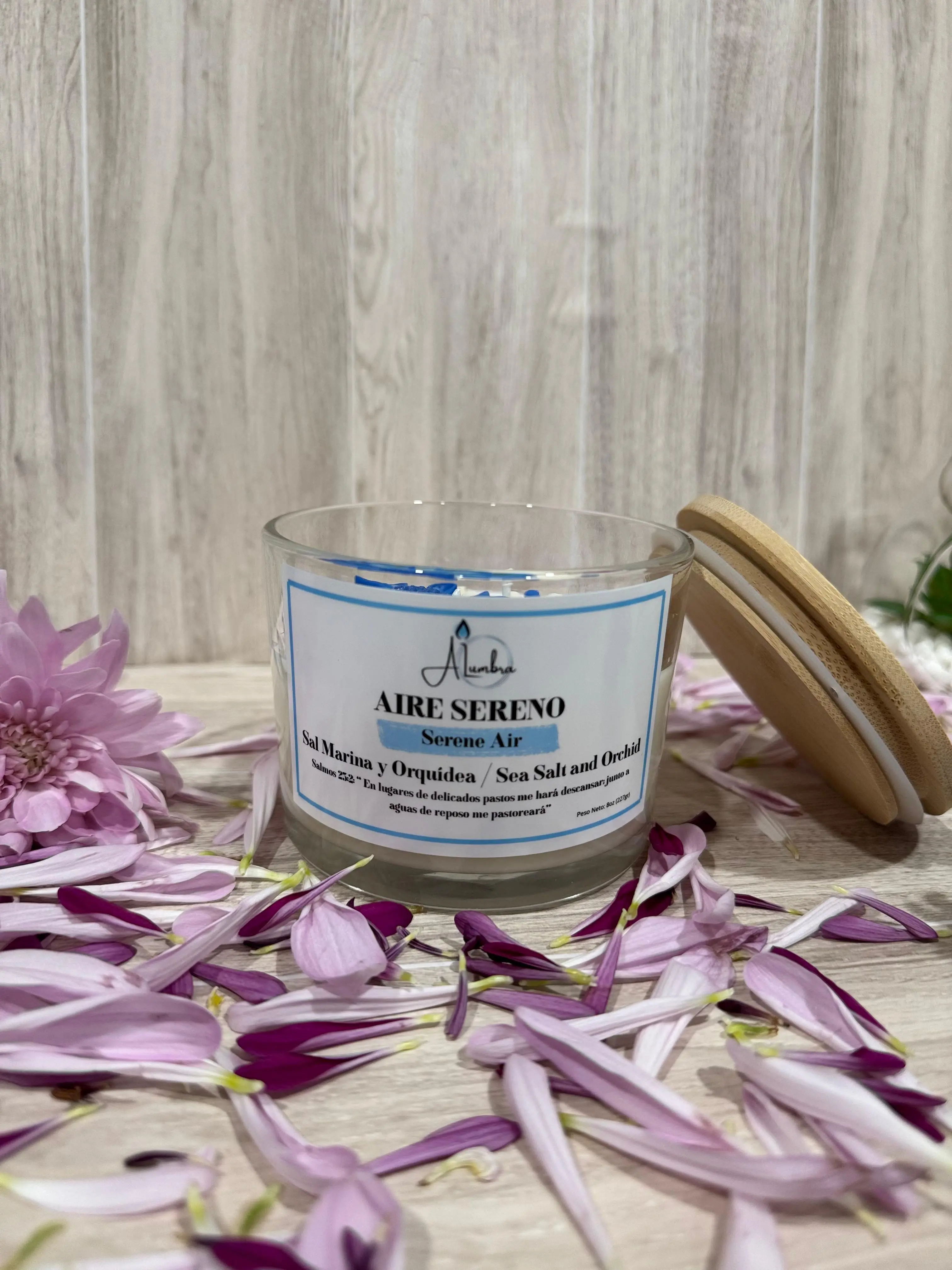 Serene Air- Sea Salt and Orchid Candle