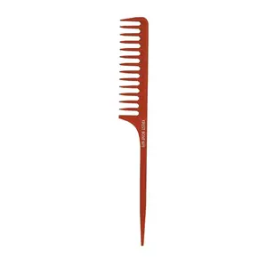 Krest Heat-Resistant 10" Space Teeth Rattail Bone Comb (BO609)