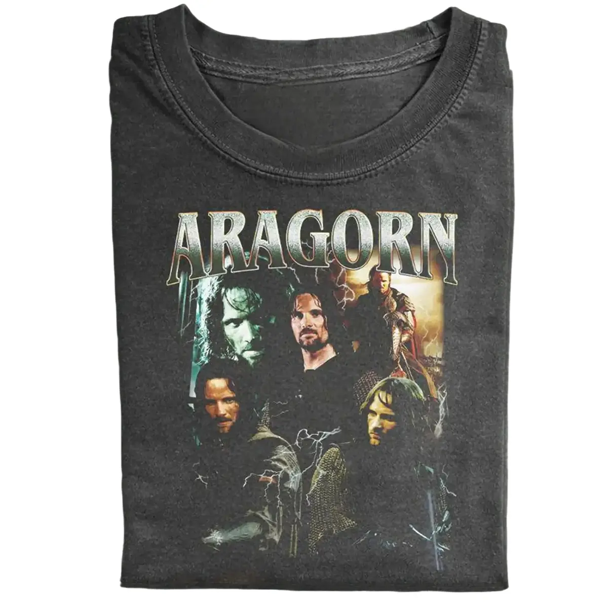 Aragorn Graphic Tee - The Lord of The Rings Movie Shirt - LOTR - Middle Earth - Strider - Ranger of the North - King of Arnor - Unisex Streetwear
