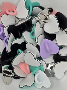 Heart Phone Charm Hook with Adhesive (20ct)