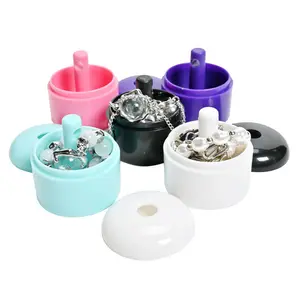 BOOVO Mini Jewelry Box Keychain | Portable Travel Case for Rings, Necklaces & Bracelets | 5 Color Options