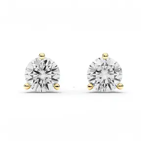 Three Prong Martini Style Studs