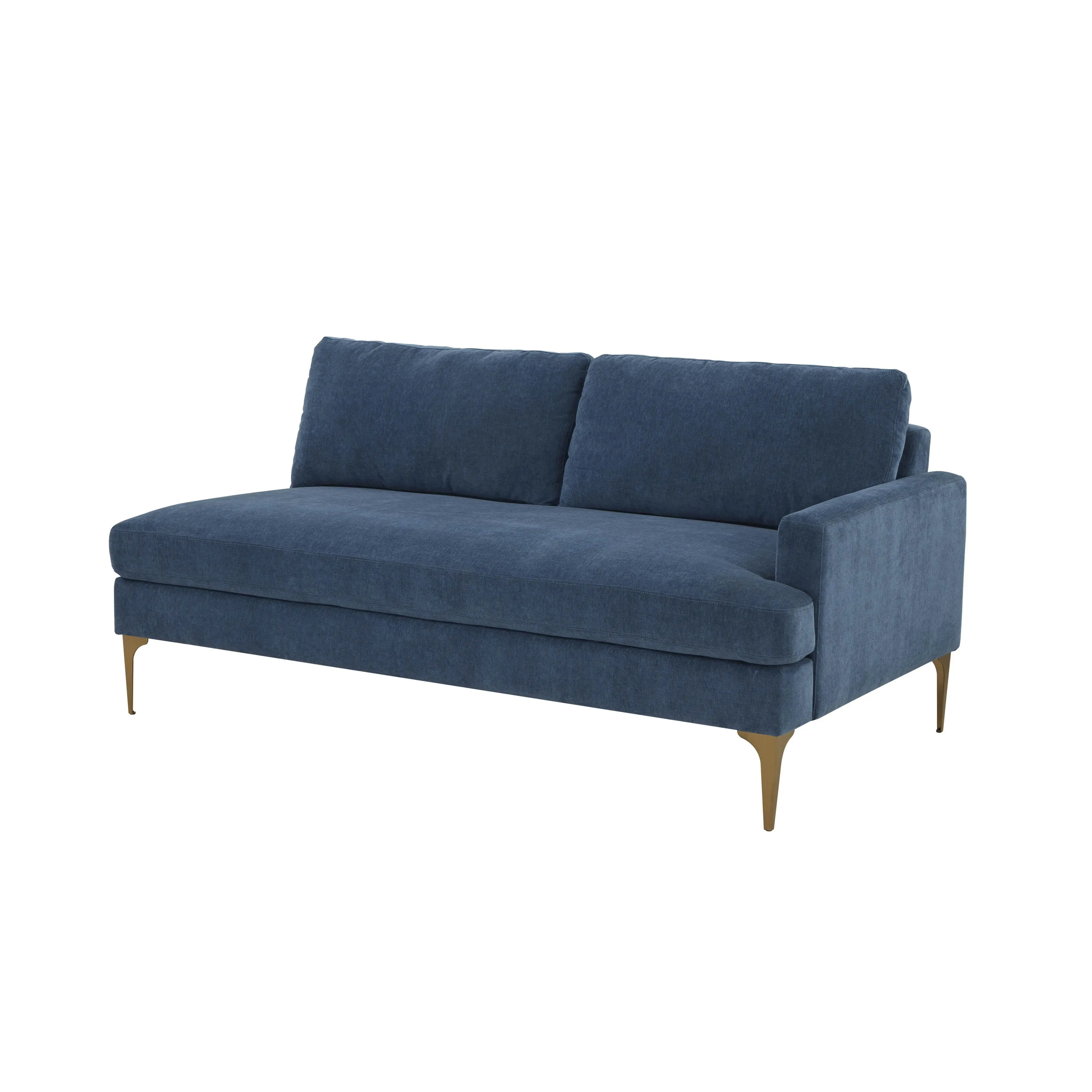 Serena 68" Performance Velvet Modular Loveseat