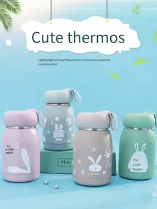 Cute Bunny 10.82oz Insulated Thermos - Outdoor Hiking, Keeps Drinks Hot/Cold, Lightweight & Portable”