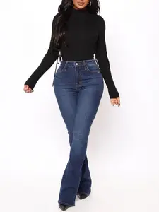 Affair Of The Flare Stretch Jeans - Dark Wash