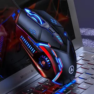 Wired Gaming Mouse, USB Wired Mouse with Colorful Light, Ergonomic Design, Gaming Mouse for Office, Home, Computer & Laptop, PC Accessories