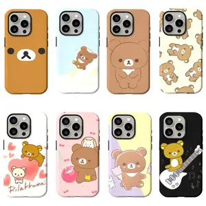 Rilakkuma Phone Case | Cute Kawaii Relax Bear & Friends Cozy Art Cover For iPhone 11/12/13/14/15/16/17 Pro/Pro Max/Plus & Samsung S23/S24/S25/S26 Ultra, Protective Case For Rilakkuma Fans, Birthday/Christmas Gift