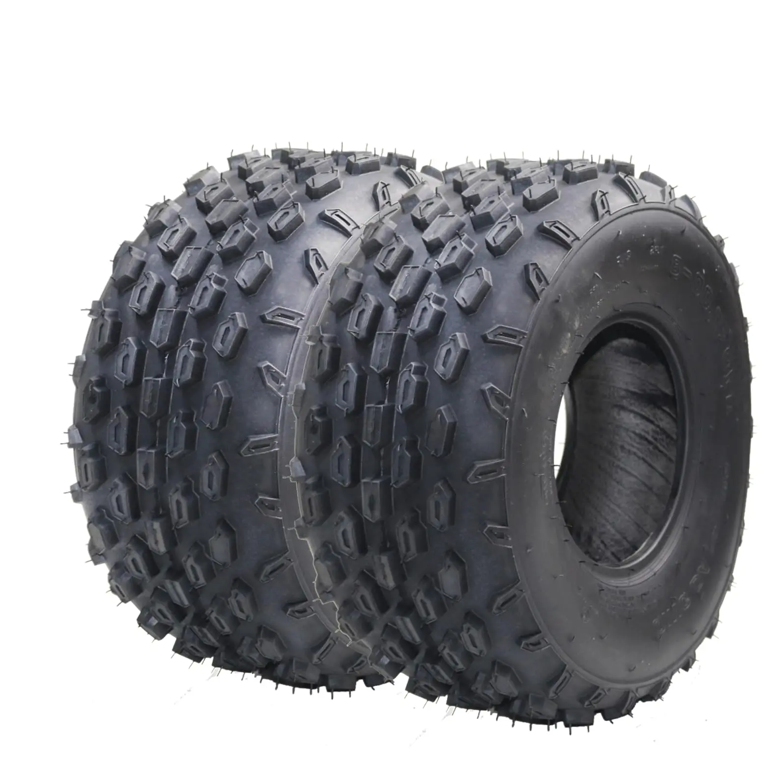 GARVEE 19X7-8 Tubeless Hubless Tire - 4-Ply Reinforced Rubber, Anti-Puncture Tech, Deep Pattern Traction, Fits Most ATVs, UTVs, Golf Carts, Lawn Tractors, Small Trailers - Excellent Off-Road Performance for Mud, Snow, Anti-Puncture Technology, Deep Patter