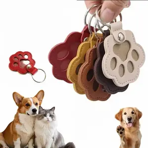 Cute Pets Fur Memory Charm – Paw-Shaped Charm for Collecting Pet Fur, Memorial Gift for Cat or Dog Lovers, Keychain or Necklace Decoration Keychain Bag Pendant