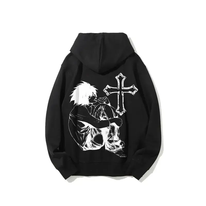 Misa Vintage Graphic Tees Death Note L Hoodie Anime Streetwear Unisex Couple Gift Anime Clothing, Unisex Manga Anime Shirts Top Menswear Womenswear Streetwear