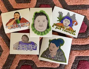 1000lb Sisters Sticker 5 pack - Amy v1