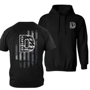 Duramax Hoodie, 2 Sides Print American Flag D Logo Graphic Hoodie, Soft Cotton Blend Unisex Hoodie, Street Wear Graphic Hoodie, Summer Outfits Gift for Men Diesel Truck Guys