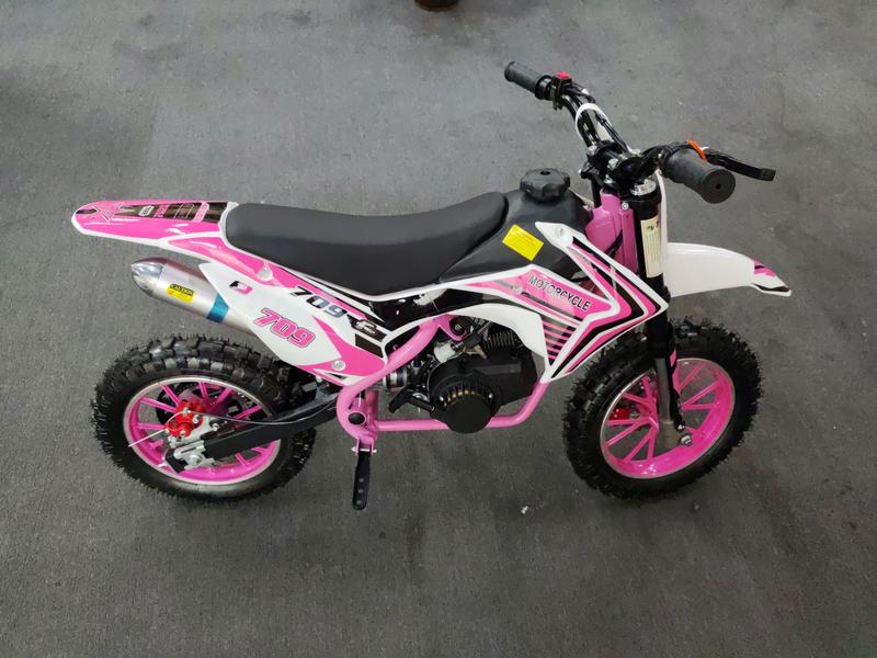 Explorinox Kids Dirt Bike:Children's electric toys car, Max Speed 40 KM/H, Professional Front & Rear Disc Brakes for Safe Riding(pink)