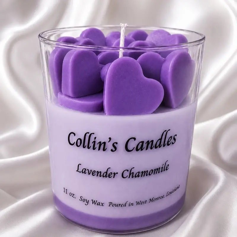 Lavender chamomile 11 oz. Candle.