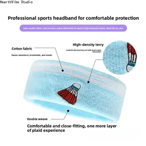 Universal Sports Headband for Men Women Kids - Moisture Wicking Hair Band - Non-Slip Elastic Sweatband for Running, Basketball, Tennis, Badminton - School Gym Gear