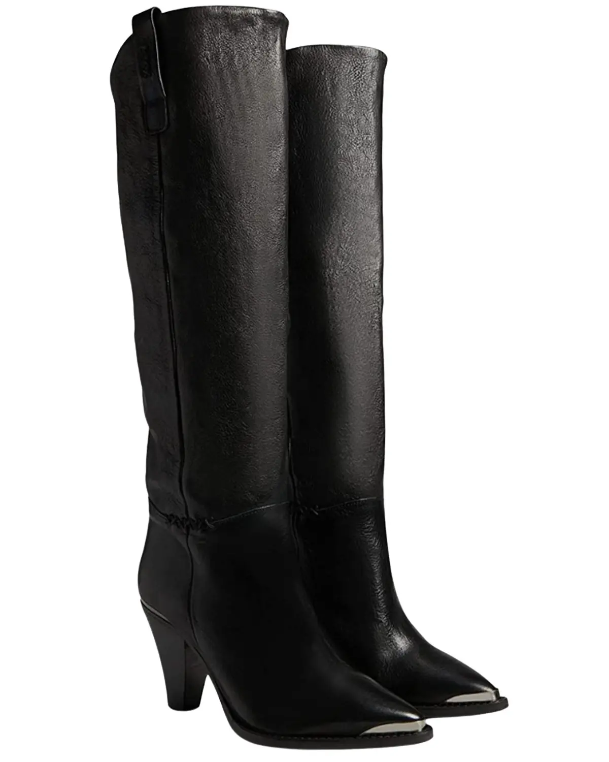 Free People Women's Women'S Stevie Western Boot Round Toe - Ob1074120-Black