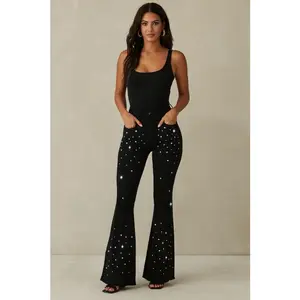 Starlit Glam Bell Bottom Jeans