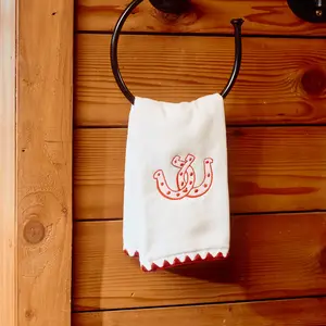 Stitched Edge Powder Bath Towels (pair)