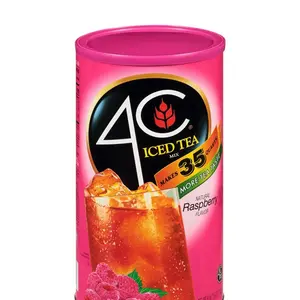 Iced Tea Mix 82.6 Oz - Raspberry Flavor, Made with More Tea, Ideal for Beverages and Smoothies - Fruit