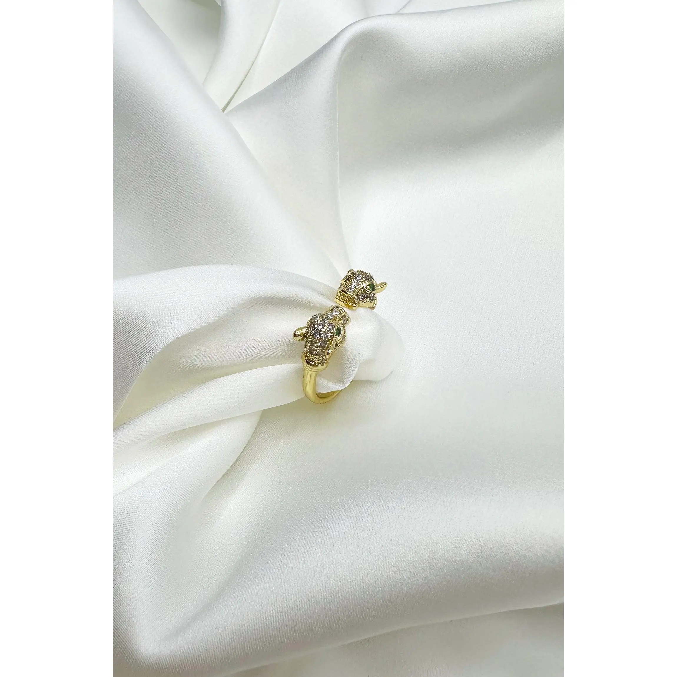 Jude Rhinestone Jaguar Ring