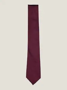 Maroon Silk Tie