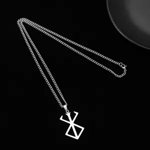 Berserker necklace for men pirate brand warrior myth pendant for daily wear