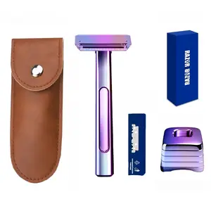 Men's Manual Razor Anti Dandruf - Close Shave for Sensitive Skin Multi-Blade Flex Head Waterproof Travel-Friendly Cost-Effective Grooming Tool Smooth