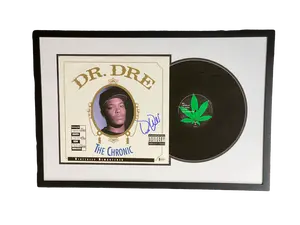 Dr. Dre Authentic Autographed Framed Album