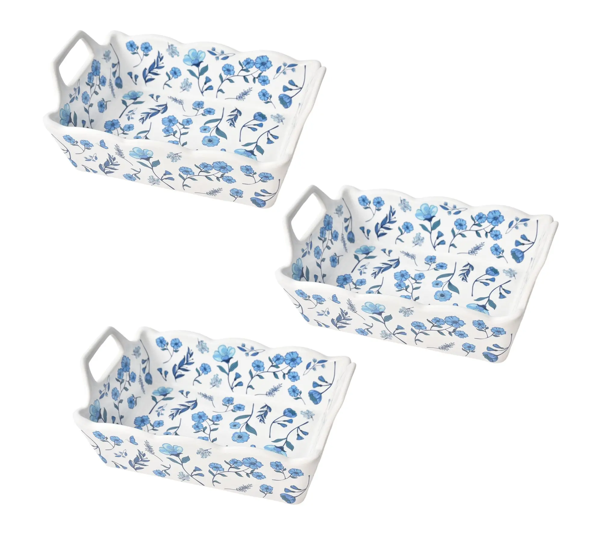 Temp-tations Set of (3) Rectangular Nesting Mini Bakers Temp-tations Set of (3) Rectangular Nesting Mini Bakers