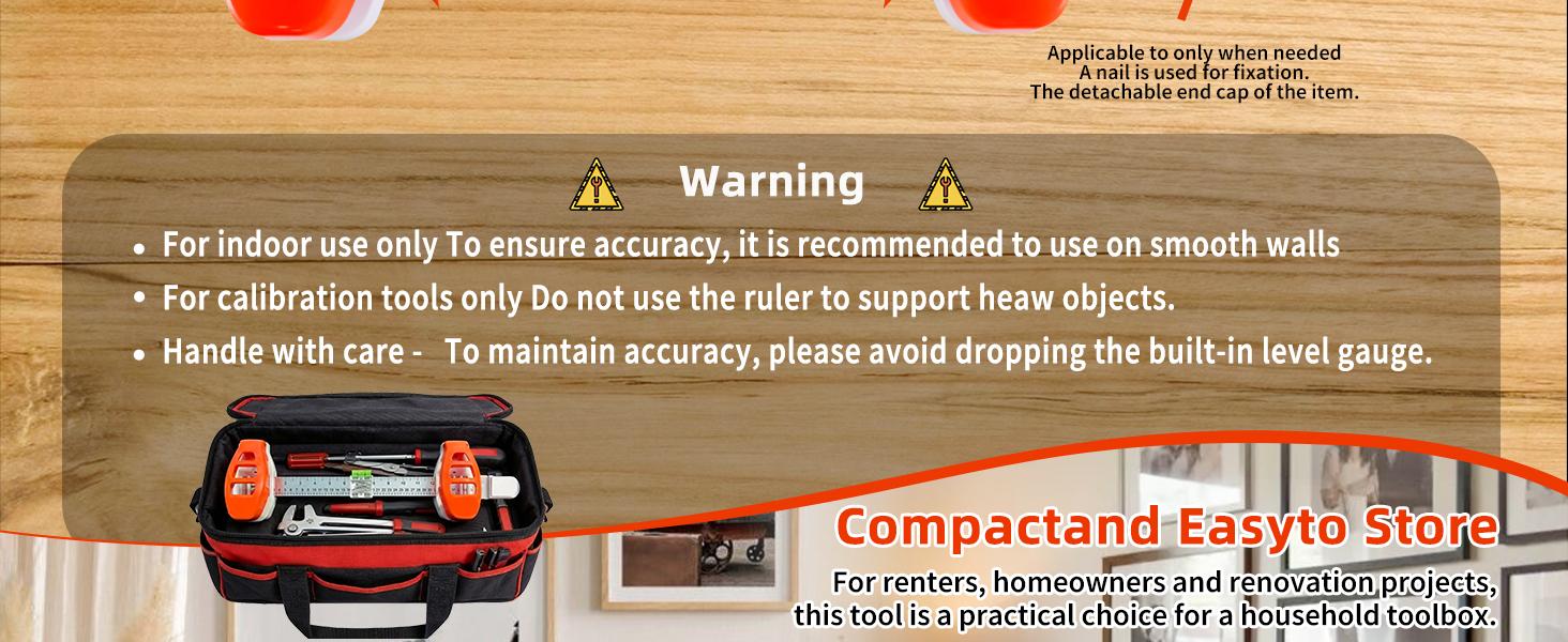 Level Ruler Picture Hanging Tool with Level – Precision Wall Mount Guide for Frames & Artwork, Easy Alignment Hanging Tool with Built-In Level for Home Decor Installation